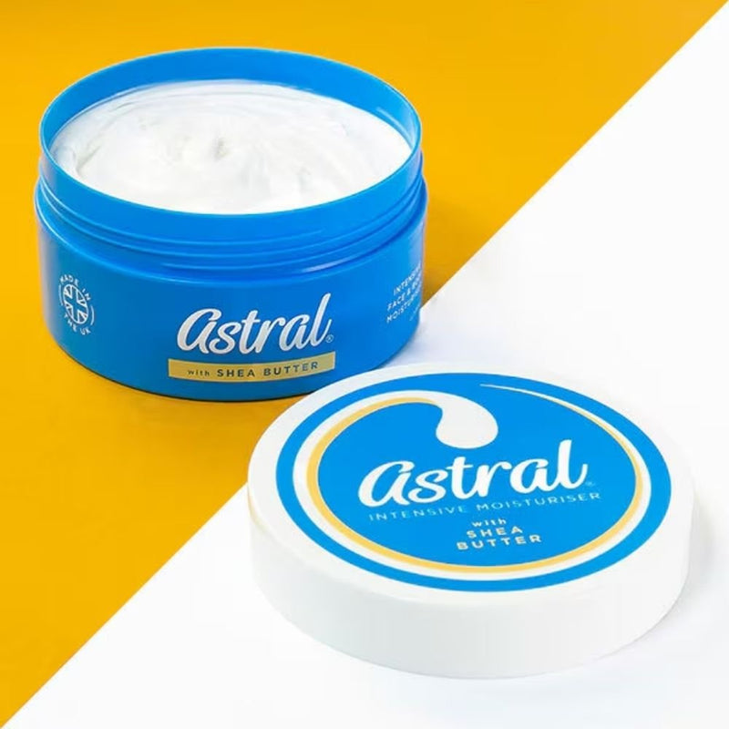 Astral Shea Butter Face & Body Moisturiser 200ml, Astral Original, Beautizone UK