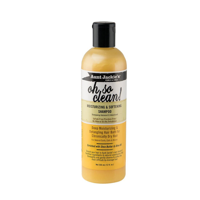 Aunt Jackie’s Oh So Clean Moisturizing Shampoo 355ml, Aunt Jackie's, Beautizone UK