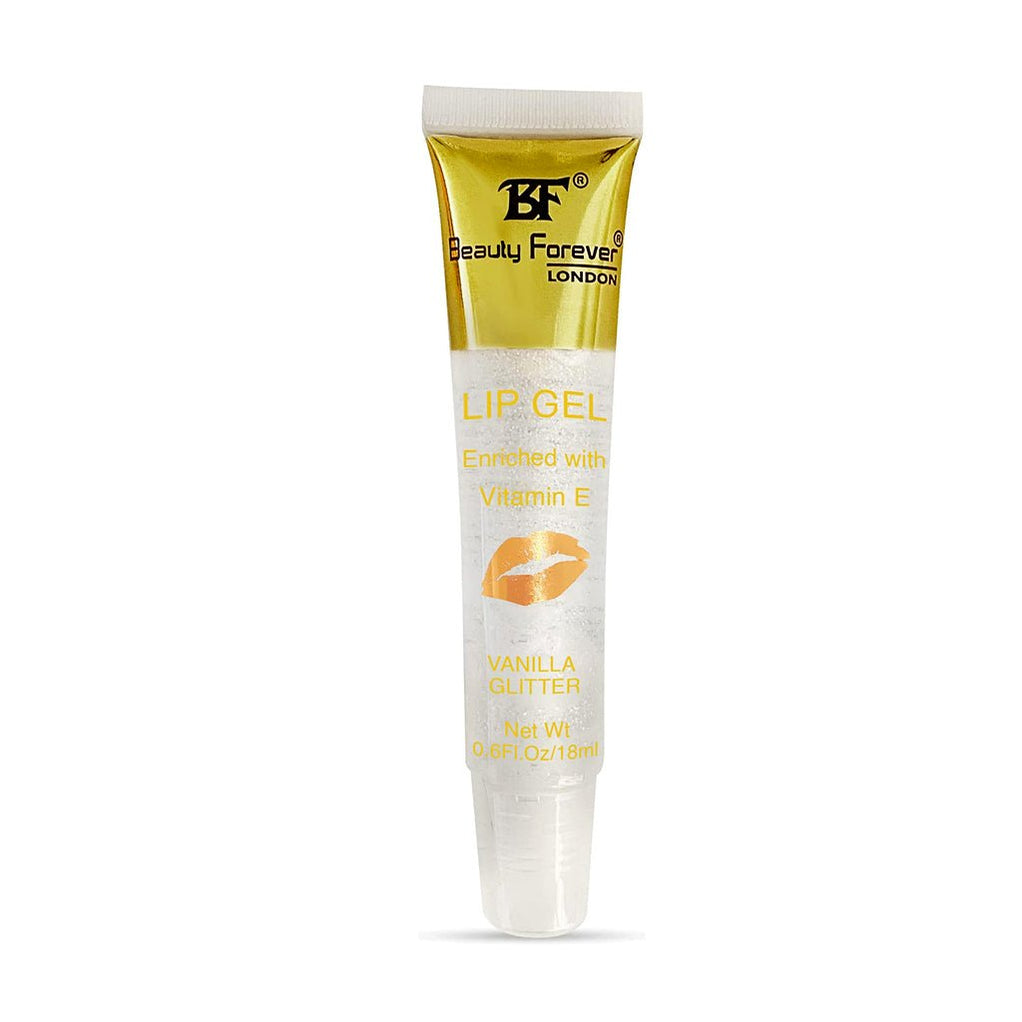 Beauty Forever Lip Gel Tube – Klares, Feuchtigkeitsspendendes Lippengel Mit Glitzer, 18 Ml, In 9 Geschmacksrichtungen
