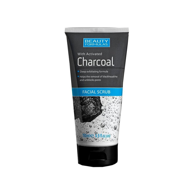 Beauty Formulas Charcoal Facial Scrub 150ml, Beauty Formulas, Beautizone UK