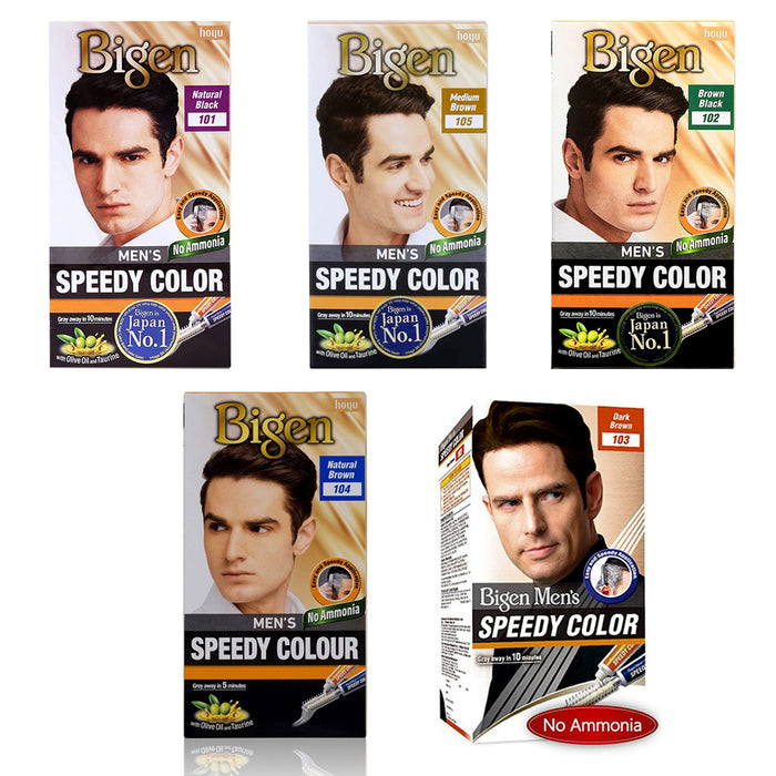 Bigen Mens Speedy Colour Hair Dye - All Colours