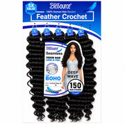 Blissource Feather Crochet Deep Curl shade 1 and 1B
