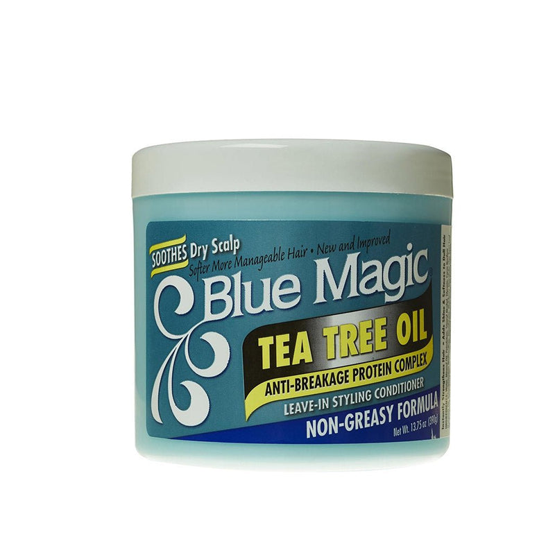Blue Magic Tea Tree Oil Leave - In Styling Hair Conditioner 390g, Blue Magic, Beautizone UK