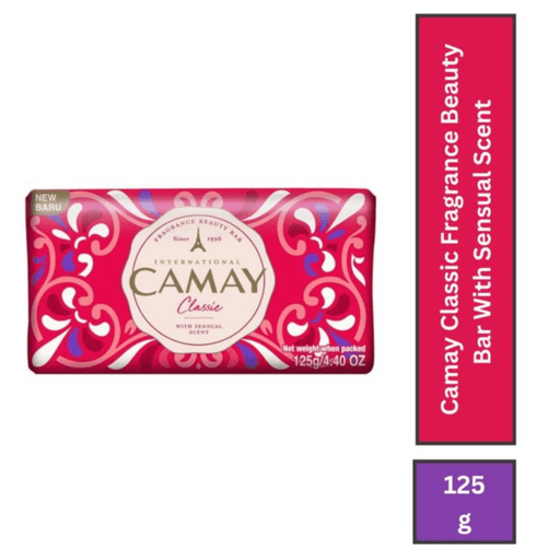 Camay Soap Classic (Red) 125g, Camay, Beautizone UK