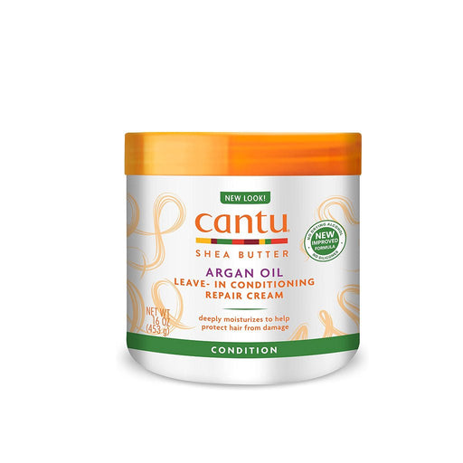 Cantu Argan Oil Leave - In Conditioning Repair Cream 453g, Cantu, Beautizone UK