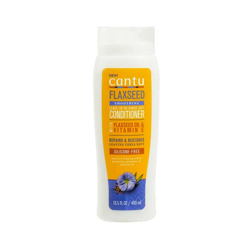 Cantu Flaxseed Smoothing Leave - In or Rinse Out Conditioner 400ml, Cantu, Beautizone UK