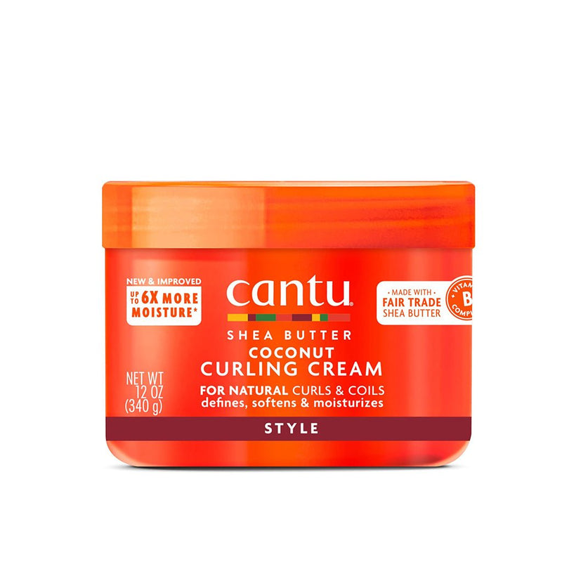 Cantu Shea Butter Natural Hair Coconut Curling Cream 340g, Cantu, Beautizone UK