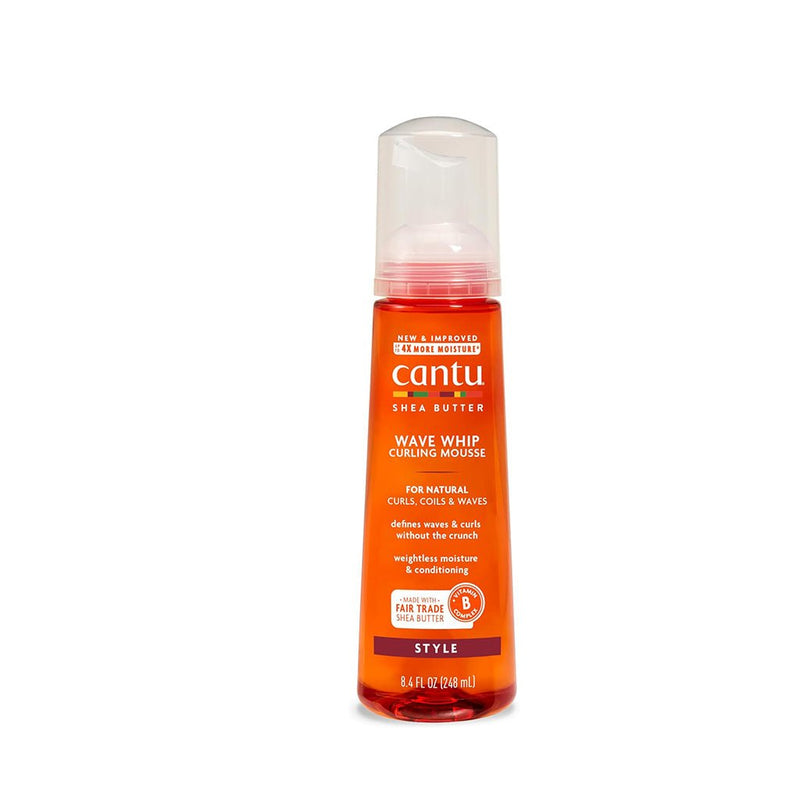 Cantu Shea Butter Natural Hair Wave Whip Curling Mousse 248ml, Cantu, Beautizone UK