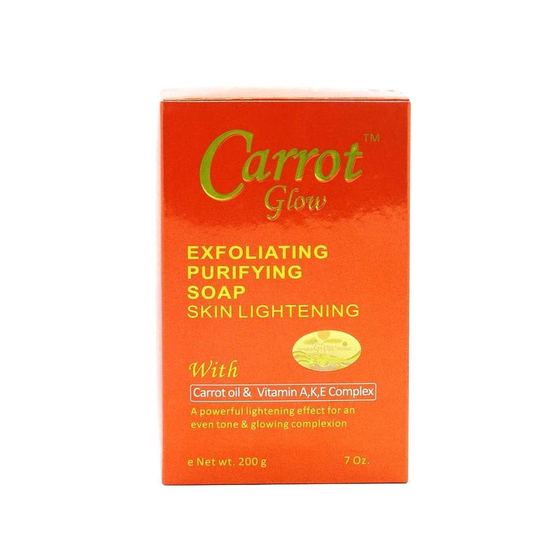 Carrot Glow Exfoliating Purifying Soap 200g, Carrot Glow, Beautizone UK