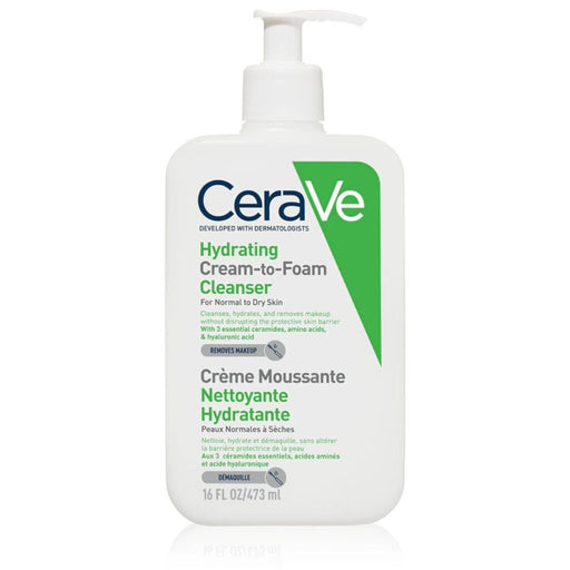 CeraVe Hydrating Cream to Foam Cleanser 16oz, CeraVe, Beautizone UK