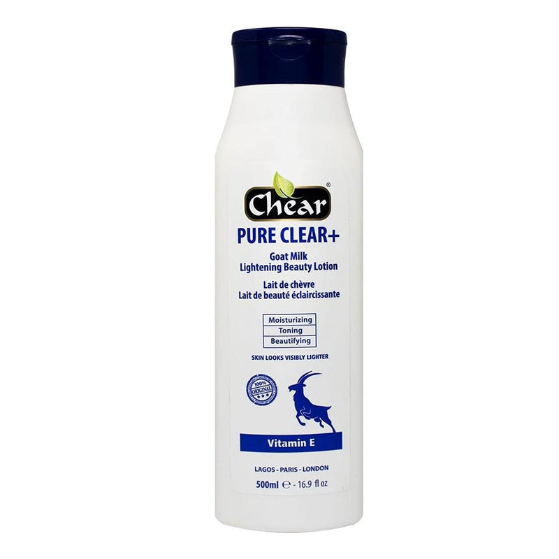 Chear Pure Clear + Goat Milk Lightening Skin Lotion 500ml, Chear Pure Clear +, Beautizone UK