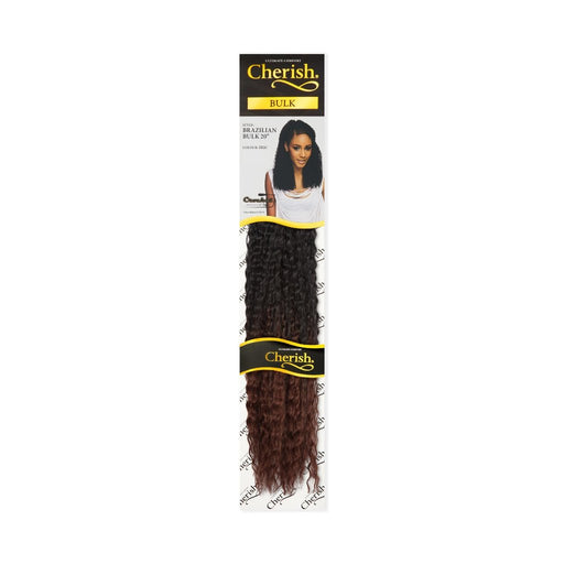 Cherish Brazilian Hair Bulk 20'' Crochet Hair Braids Bulk All Colors, Cherish, Beautizone UK