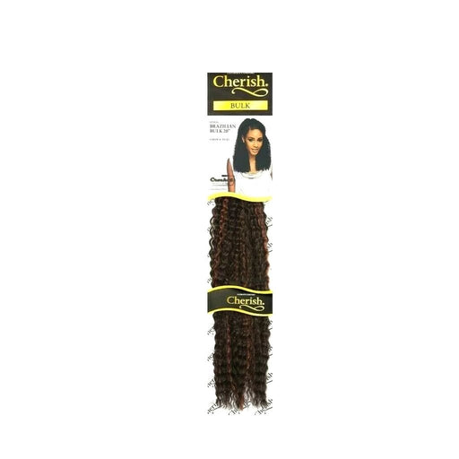 Cherish Brazilian Hair Bulk 20'' Crochet Hair Braids Bulk All Colors, Cherish, Beautizone UK