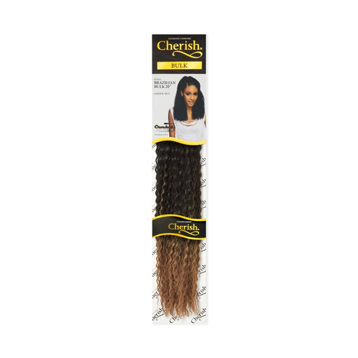 Cherish Brazilian Hair Bulk 20'' Crochet Hair Braids Bulk All Colors, Cherish, Beautizone UK