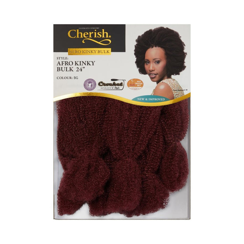 Cherish Bulk - Afro Kinky Bulk 24" Inches Length, Cherish, Beautizone UK
