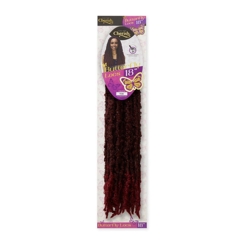 Cherish Bulk Butterfly Locs 12” & 18” - Pre - Looped Crochet Hair for Effortless & Stylish Faux Locs, Cherish, Beautizone UK
