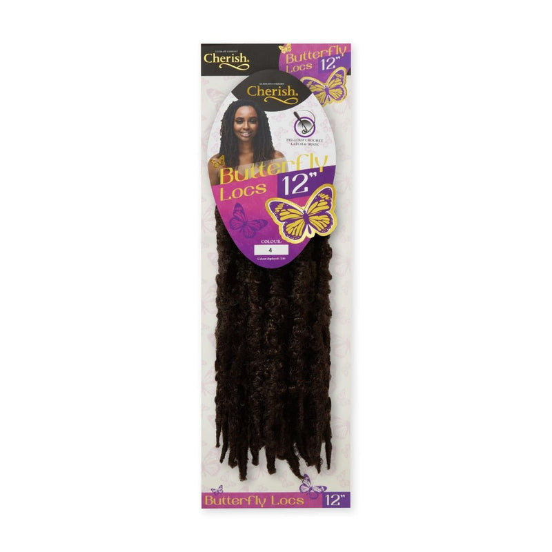 Cherish Bulk Butterfly Locs 12” & 18” - Pre - Looped Crochet Hair for Effortless & Stylish Faux Locs, Cherish, Beautizone UK