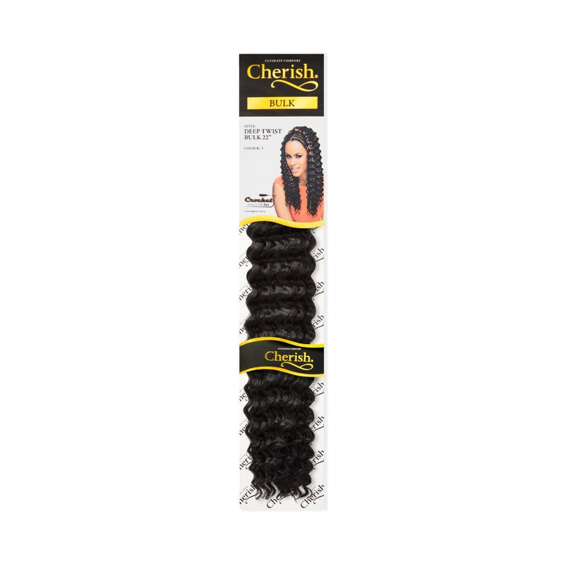 Cherish Deep Twist Bulk 22'' Synthetic Hair Braids All Colors, Cherish, Beautizone UK