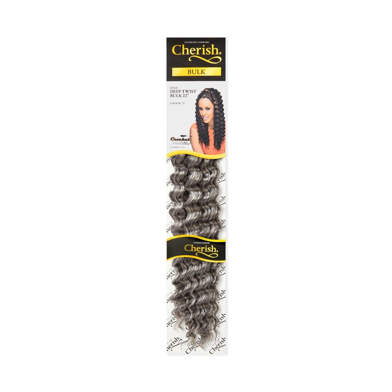 Cherish Deep Twist Bulk 22'' Synthetic Hair Braids All Colors, Cherish, Beautizone UK