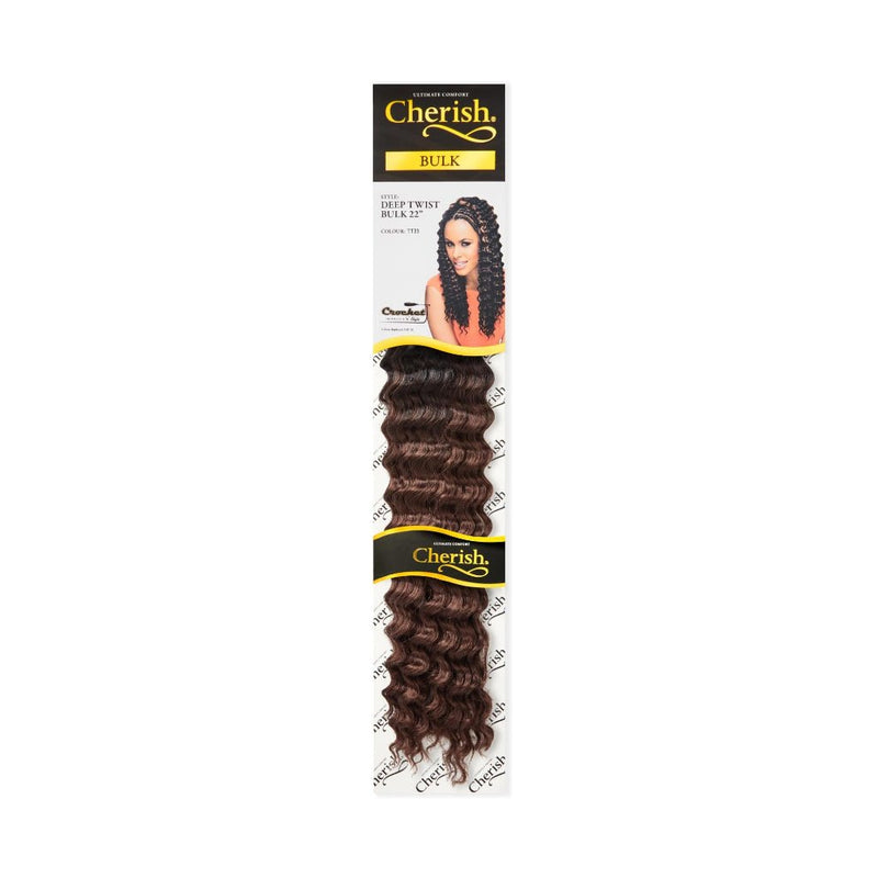 Cherish Deep Twist Bulk 22'' Synthetic Hair Braids All Colors, Cherish, Beautizone UK