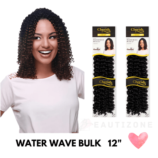 Cherish Water Wave Bulk 12” Crochet Hair Extensions, Cherish, Beautizone UK