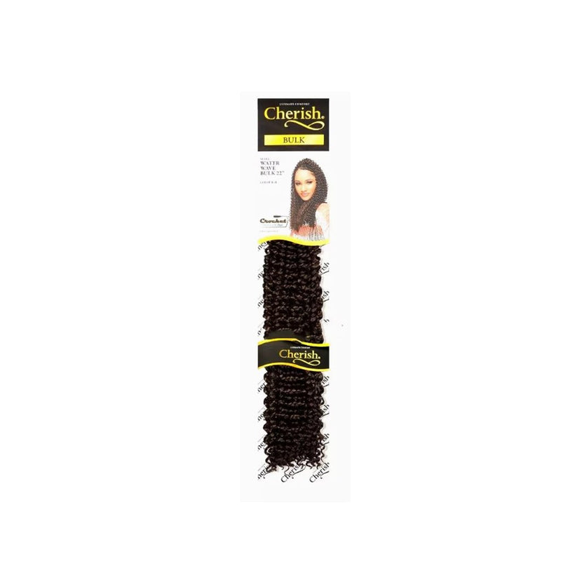 Cherish Water Wave Bulk 22'' Crochet Hair Braids (All Colours), Cherish, Beautizone UK