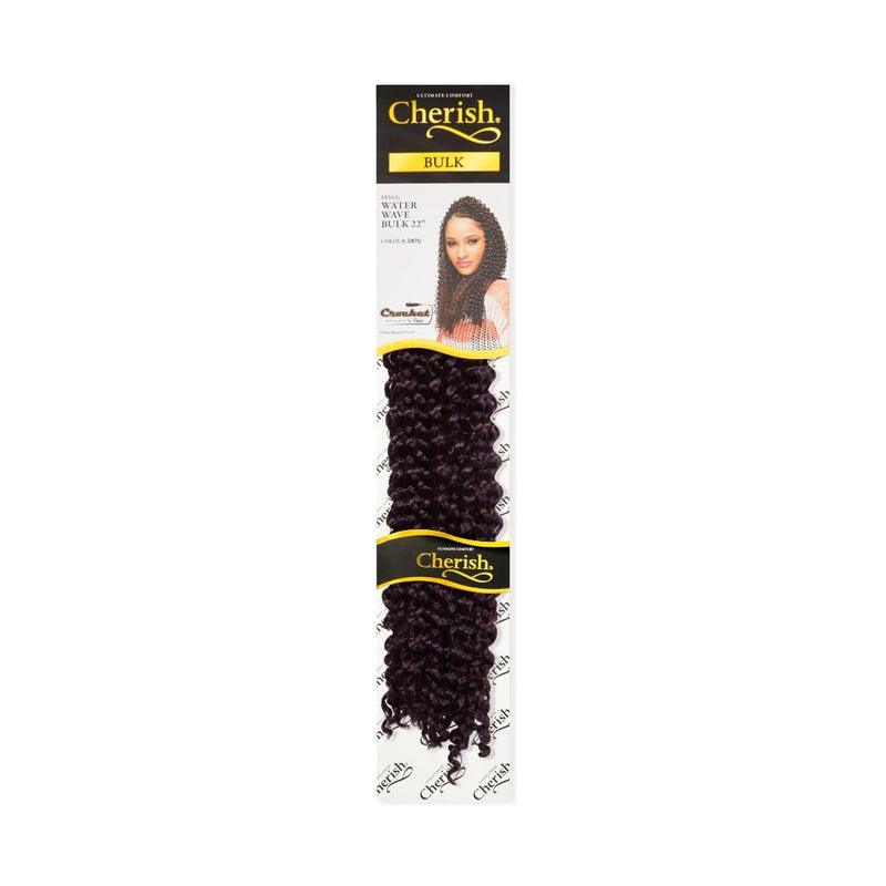 Cherish Water Wave Bulk 22'' Crochet Hair Braids (All Colours), Cherish, Beautizone UK