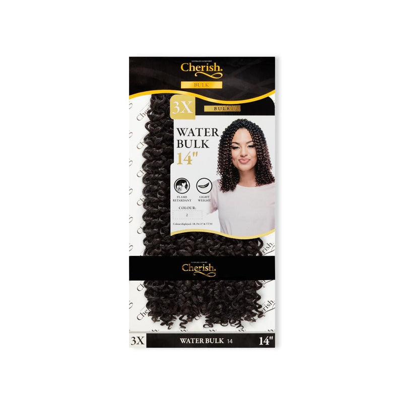 Cherish Water Wave Bulk Crochet Hair 3x Value Pack 14" & 18" inches, Cherish, Beautizone UK