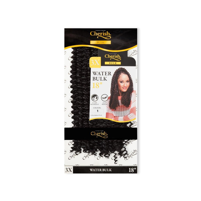 Cherish Water Wave Bulk Crochet Hair 3x Value Pack 14" & 18" inches, Cherish, Beautizone UK