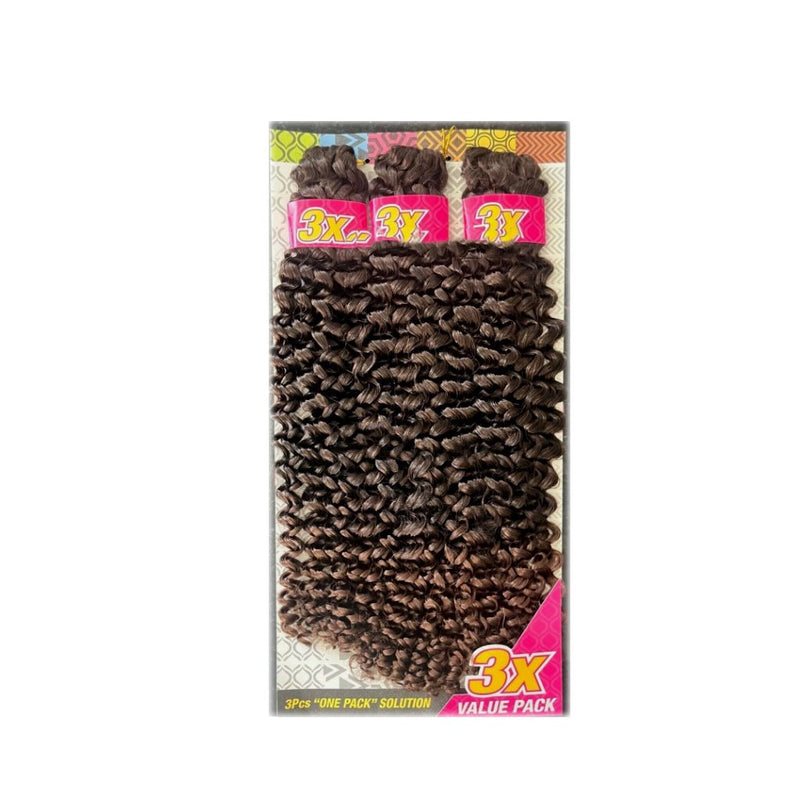Cherish Water Wave Bulk Crochet Hair 3x Value Pack 14" & 18" inches, Cherish, Beautizone UK