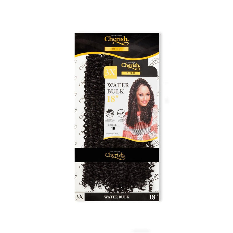 Cherish Water Wave Bulk Crochet Hair 3x Value Pack 14" & 18" inches, Cherish, Beautizone UK