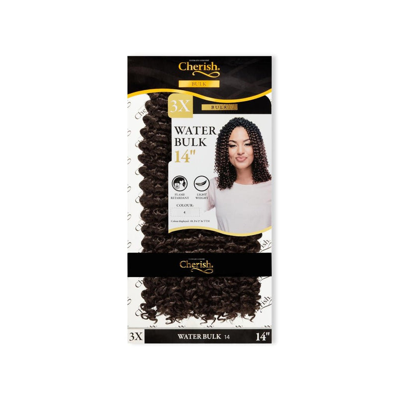 Cherish Water Wave Bulk Crochet Hair 3x Value Pack 14" & 18" inches, Cherish, Beautizone UK