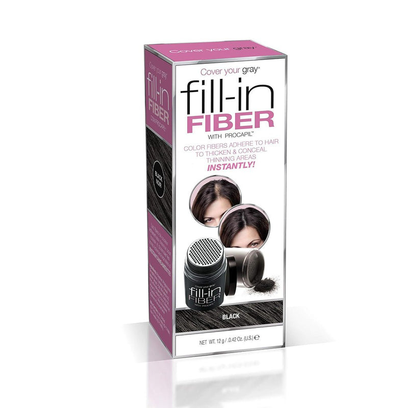 Cover Your Gray Pro Fill - In Fibers with Procapil - Black 12g, Cover Your Grey, Beautizone UK