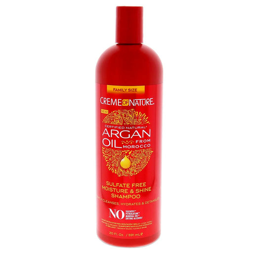 Creme of Nature Argan Oil Sulphate Free Moisture & Shine Shampoo 591ml, Creme of Nature, Beautizone UK