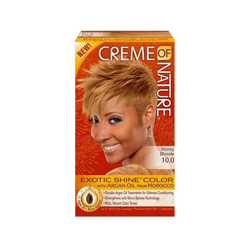 Creme of Nature Exotic Shine Permanent Hair Color (10.0 Honey Blonde), Creme of Nature, Beautizone UK