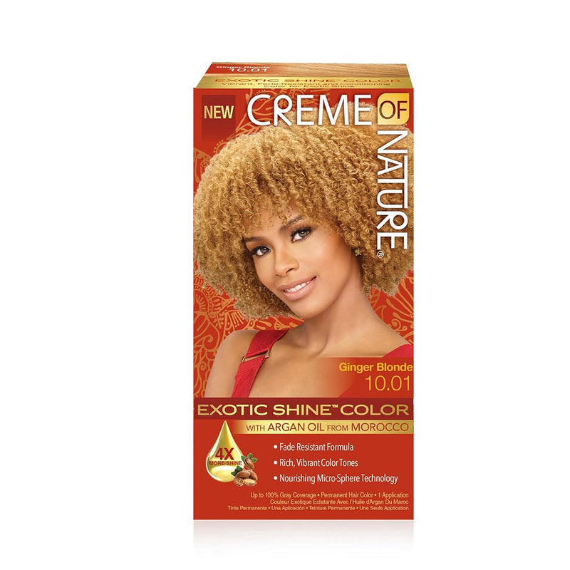 Creme of Nature Exotic Shine Permanent Hair Color (10.01 Ginger Blonde), Creme of Nature, Beautizone UK