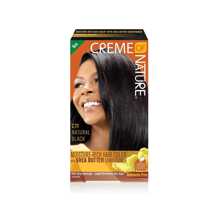 Creme of Nature Hair Dye l Color C11 Natural Black, Creme of Nature, Beautizone UK