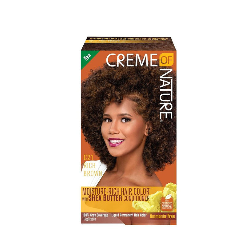 Creme of Nature Hair Dye Rich Brown C21, Creme of Nature, Beautizone UK