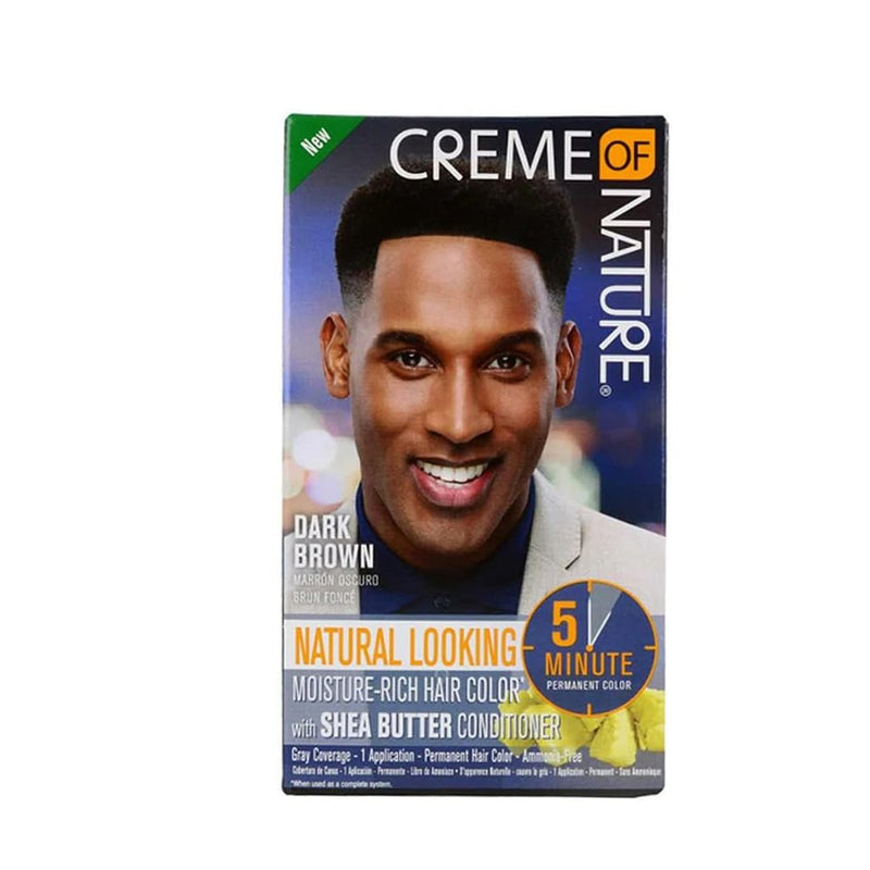 Creme of Nature Men's 5 Minute Hair Color - Dark Brown, Creme of Nature, Beautizone UK