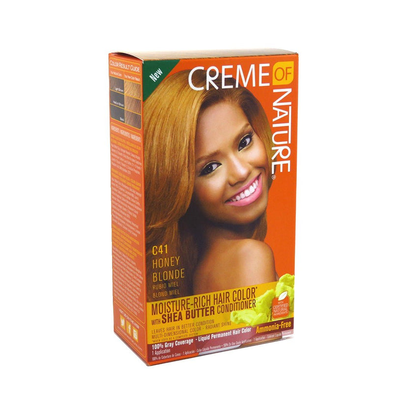 Creme of Nature Moisture Rich Hair Color with Shea Butter Conditioner (C41 Honey Blonde), Creme of Nature, Beautizone UK