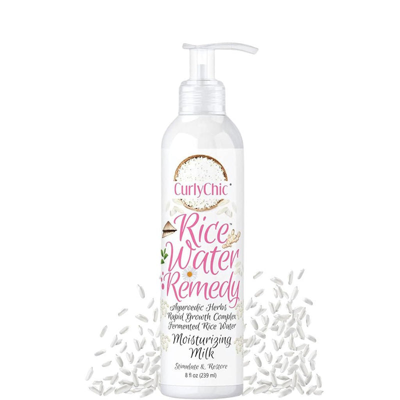 Curly Chic Rice Water Moisturizing Hair Milk 239ml, Curly Chic, Beautizone UK