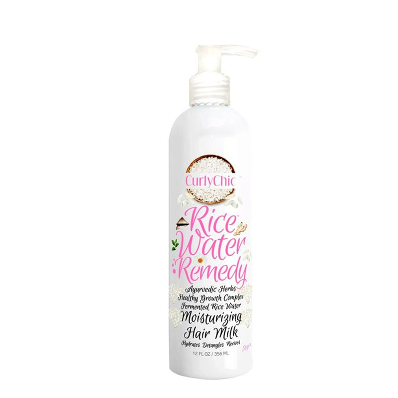 Curly Chic Rice Water Moisturizing Hair Milk 356ml, CurlyChic, Beautizone UK