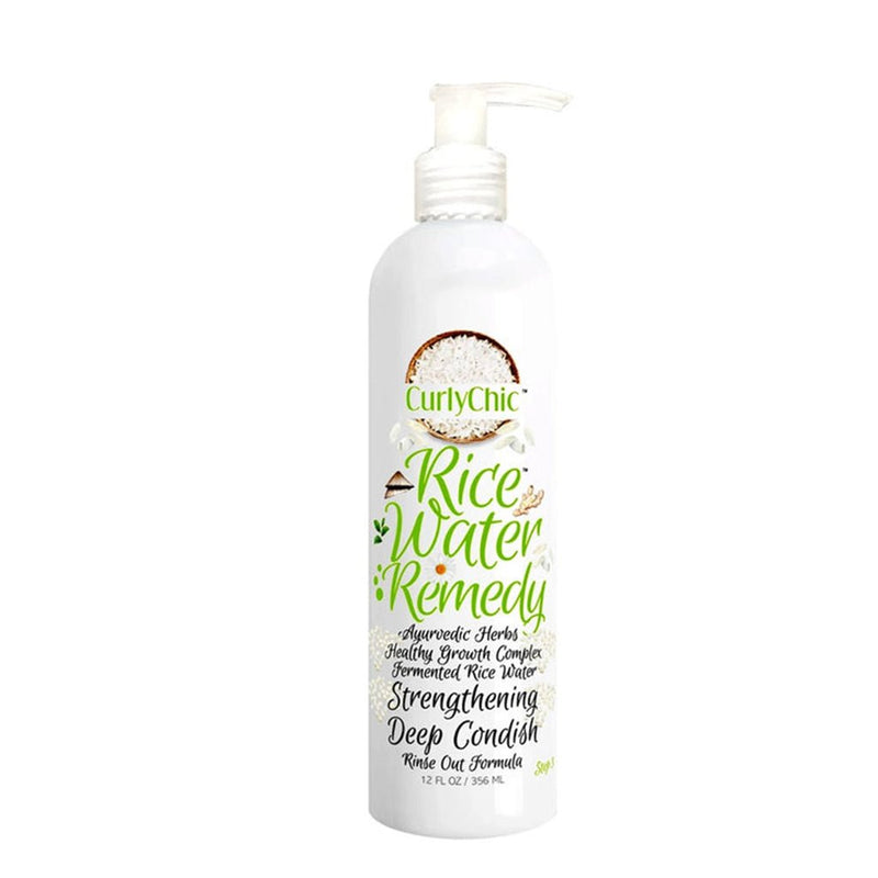 Curly Chic Rice Water Strengthening Conditioner 356ml, CurlyChic, Beautizone UK