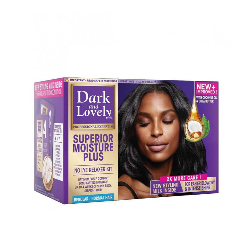 Dark & Lovely Superior Moisture Plus Relaxer Kit - Regular, Dark And lovely, Beautizone UK
