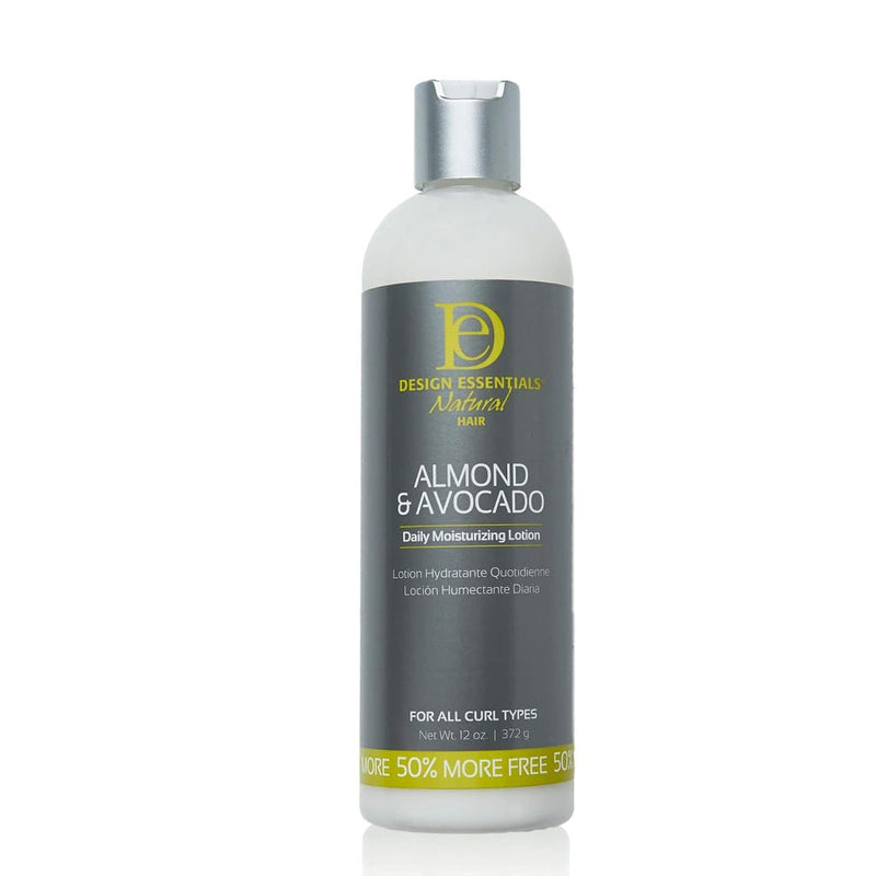 Design Essentials Almond & Avocado Daily Moisturizing Lotion 372g, Design Essentials, Beautizone UK