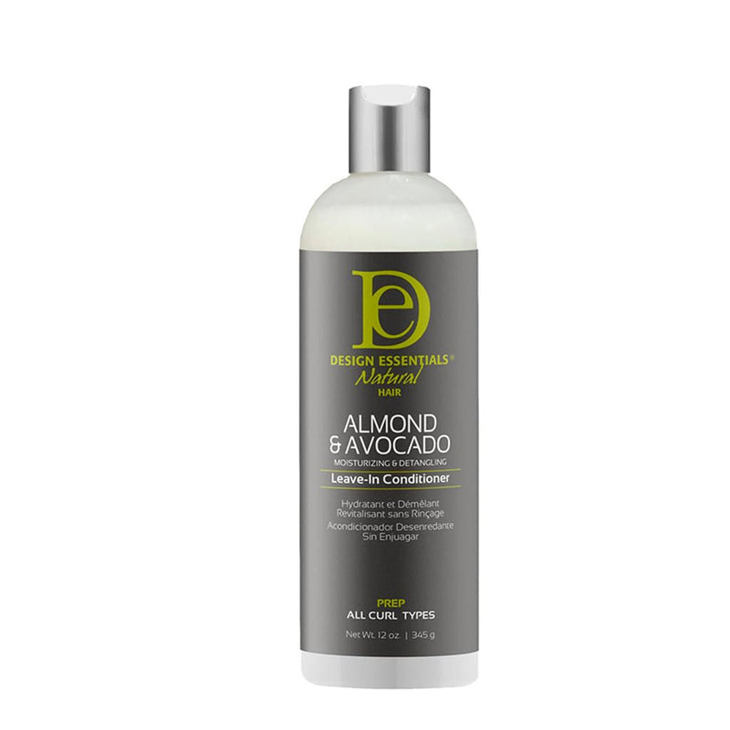 Design Essentials Almond & Avocado Detangling Leave - In Conditioner 345g, Design Essentials, Beautizone UK