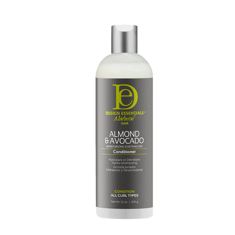 Design Essentials Almond & Avocado Moisturizing & Detangling Conditioner 345g, Design Essentials, Beautizone UK