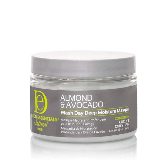 Design Essentials Natural Hair Wash Day Deep Moisture Masque Condition 340g, Design Essentials, Beautizone UK