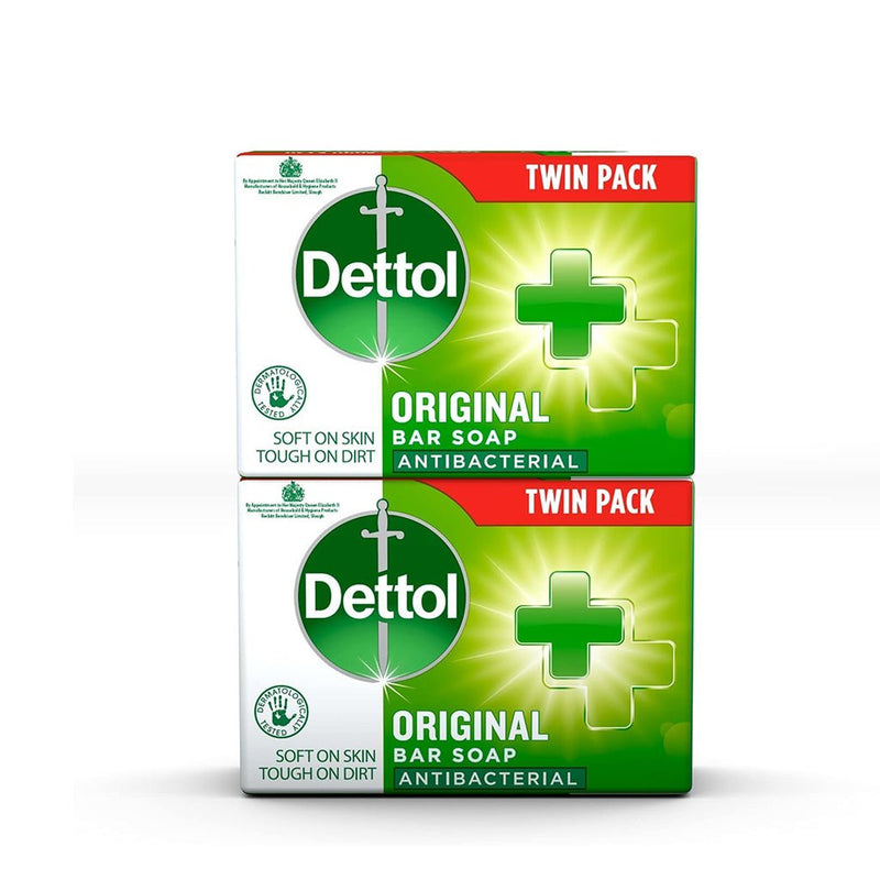 Dettol Soap 100g Twin Pack, Dettol, Beautizone UK