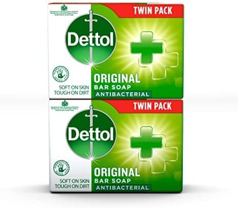 Dettol Soap 100g Twin Pack, Dettol, Beautizone UK